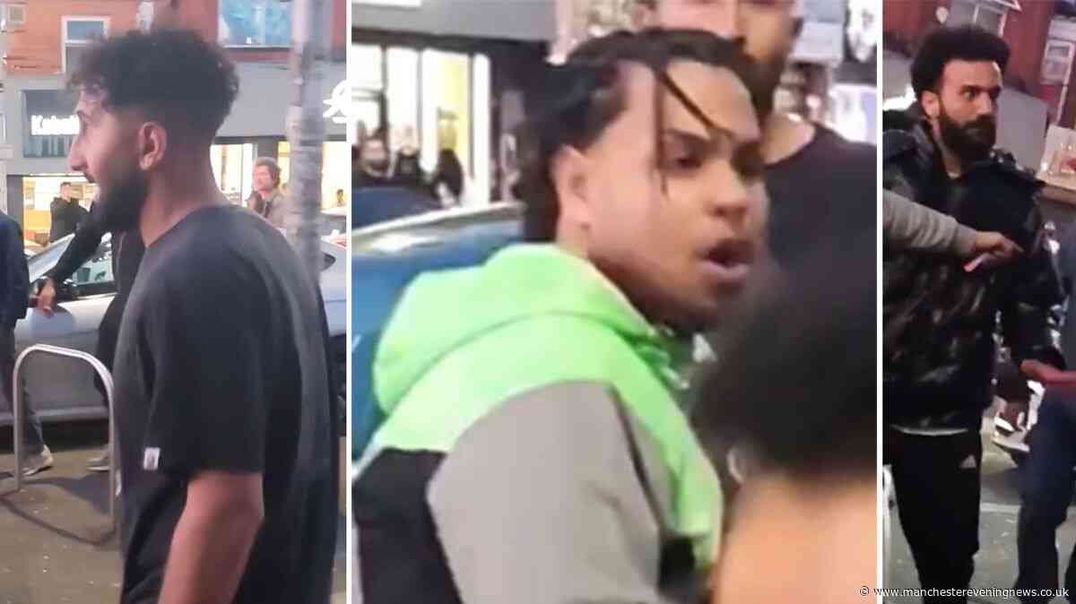 Three men stabbed amid violent brawl in Rusholme - police want to speak to these people