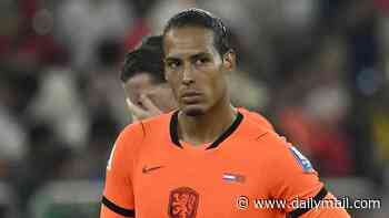 Furious local media accuse Virgil van Dijk of 'ruining Dutch football' with Liverpool star told his 'time is up' following the Netherlands' dramatic World Cup exit to Morocco