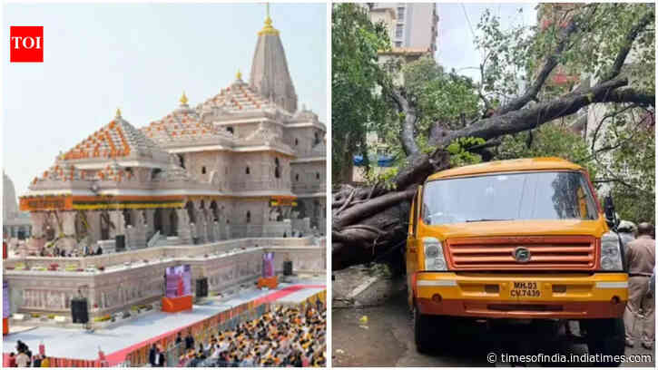 Evening news wrap: Ayodhya Ram Temple trust to meet early amid leadership reshuffle; 11-year-old dies as tree crushes school van carrying 15 students &amp; more