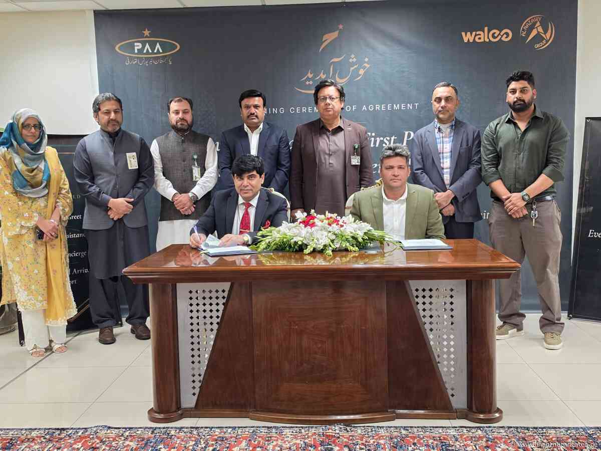 Walee Technologies Pvt. Ltd.: Die Pakistan Airports Authority und Walee Al-Nazawy führen Pakistans ersten Premium-"Meet & Assist"-Service an Flughäfen ein
