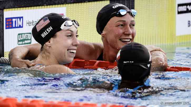 WATCH: Gretchen Walsh Break Kate Douglass’ 9 Day Old 50 Freestyle World Record With 23.55
