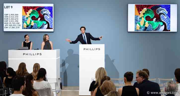 Weeks After His Death, a $3.2 M. David Hockney Leads Phillips London’s $15.8 M. Modern and Contemporary Art Sale