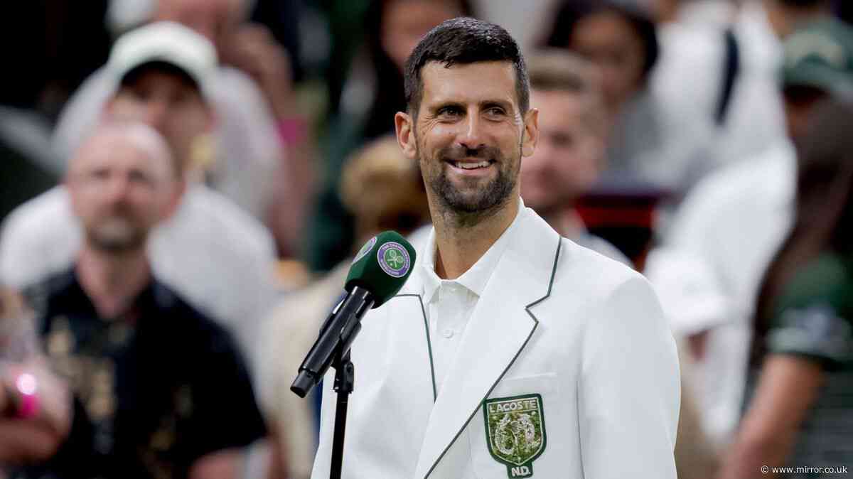 Novak Djokovic requests urgent rule change moments after Wimbledon win