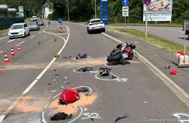 POL-GM: Zwei Verkehrsunfälle in Alperbrück binnen einer Stunde