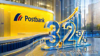 Für Neu- und Bestandskunden: Postbank zahlt 3,2 Prozent aufs Tagesgeld