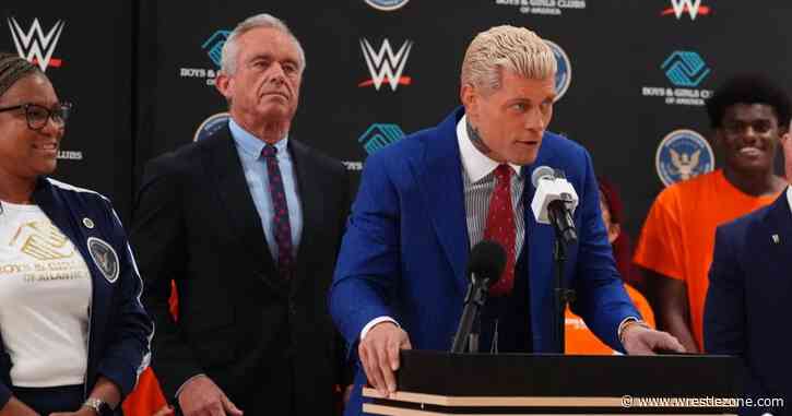 WWE’s Cody Rhodes Appears With RFK Jr. and Triple H for Presidential Fitness Test Event