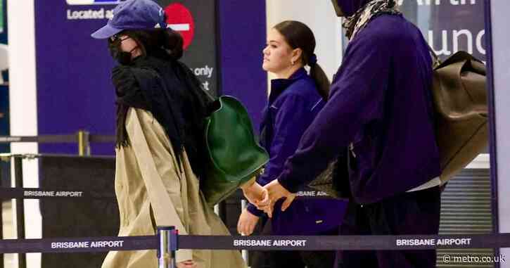 A-list celebrity couple mocked for airport disguise – but everyone can see who they are