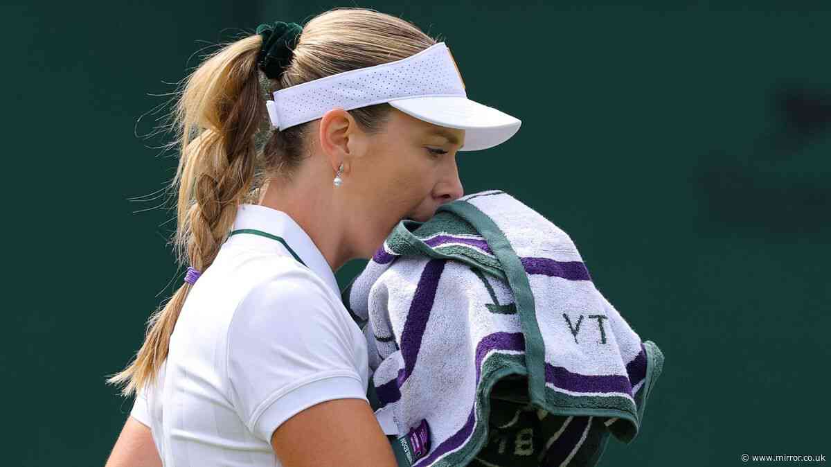 Wimbledon star cries in press conference as she speaks out on personal relationship