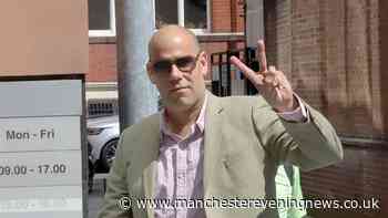 Charlie Veitch appears in court accused of public order offence
