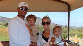 Patrick and Brittany Mahomes have 'time of our lives' with adorable kids in NFL offseason as Chiefs star continues recovery ahead of new season