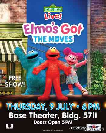 Elmo and his Sesame Street friends set to perform at Tinker Base Theater July 9
