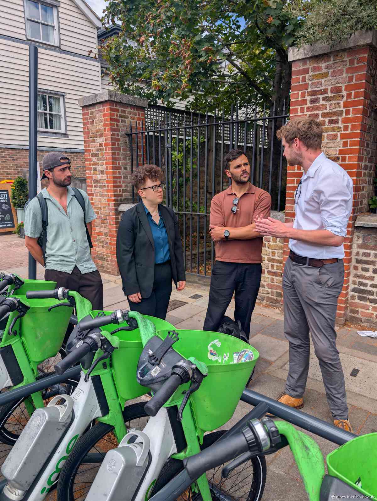Tackling badly parked e-bikes in Wimbledon