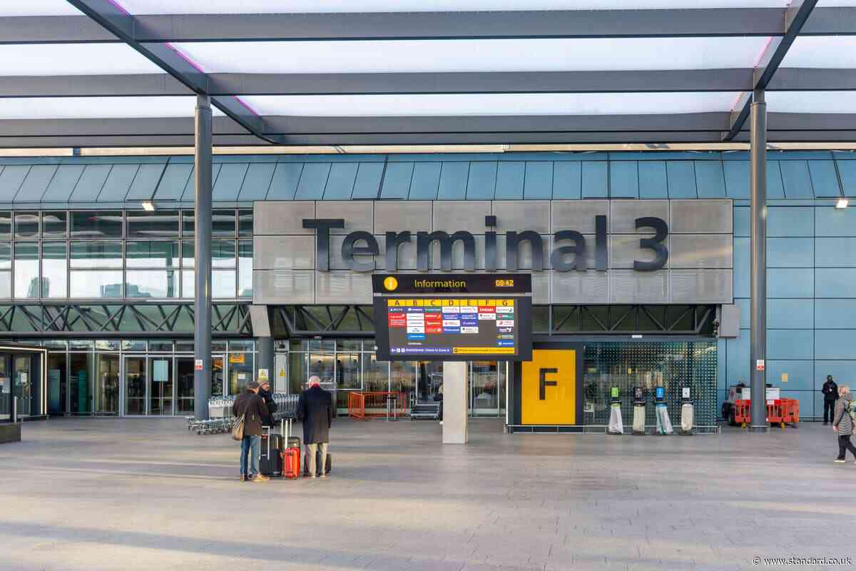 Four men admit affray after noxious substance sprayed at Heathrow Airport