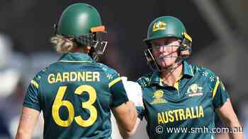Australia cruise to T20 World Cup final after eight-wicket win over West Indies
