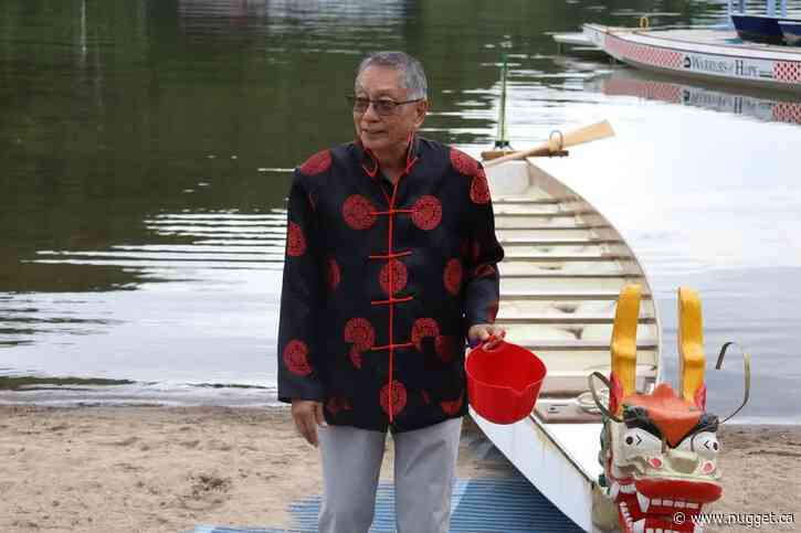Dennis Mong was happy to be at an eye-catching event at Olmsted Beach
