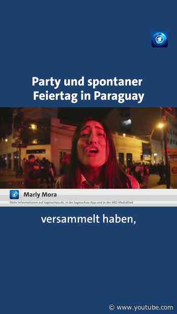Paraguay ruft nach WM-Erfolg spontan nationalen Feiertag aus #tagesschau #paraguay #wm2026