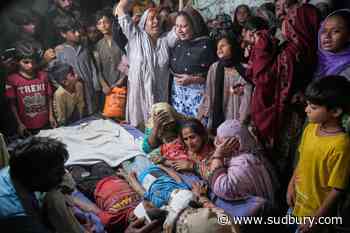 Roof of tutoring center collapses in eastern Pakistan, killing at least 14 children, police say