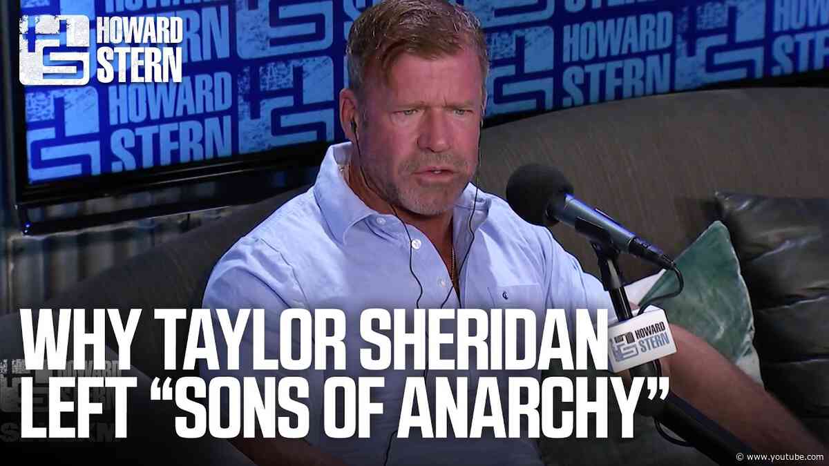 Why Taylor Sheridan Left “Sons of Anarchy”