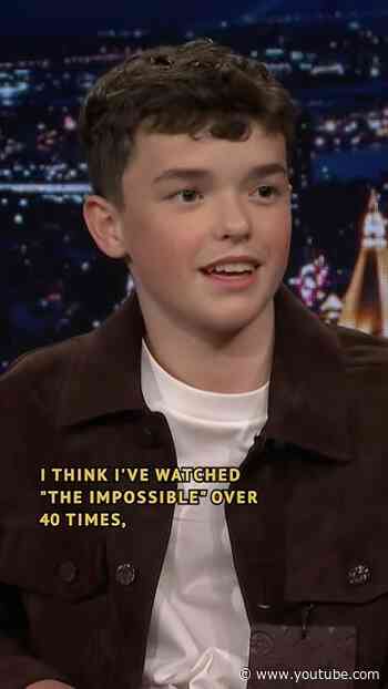 #OwenCooper addresses rumors about being the next #SpiderMan 👀 #FallonTonight