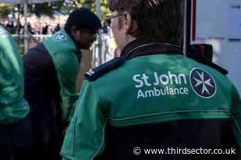St John Ambulance income falls by £5m despite 11 per cent fundraising rise