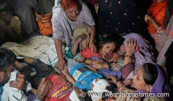 Roof of tutoring center collapses in eastern Pakistan, killing at least 14 children