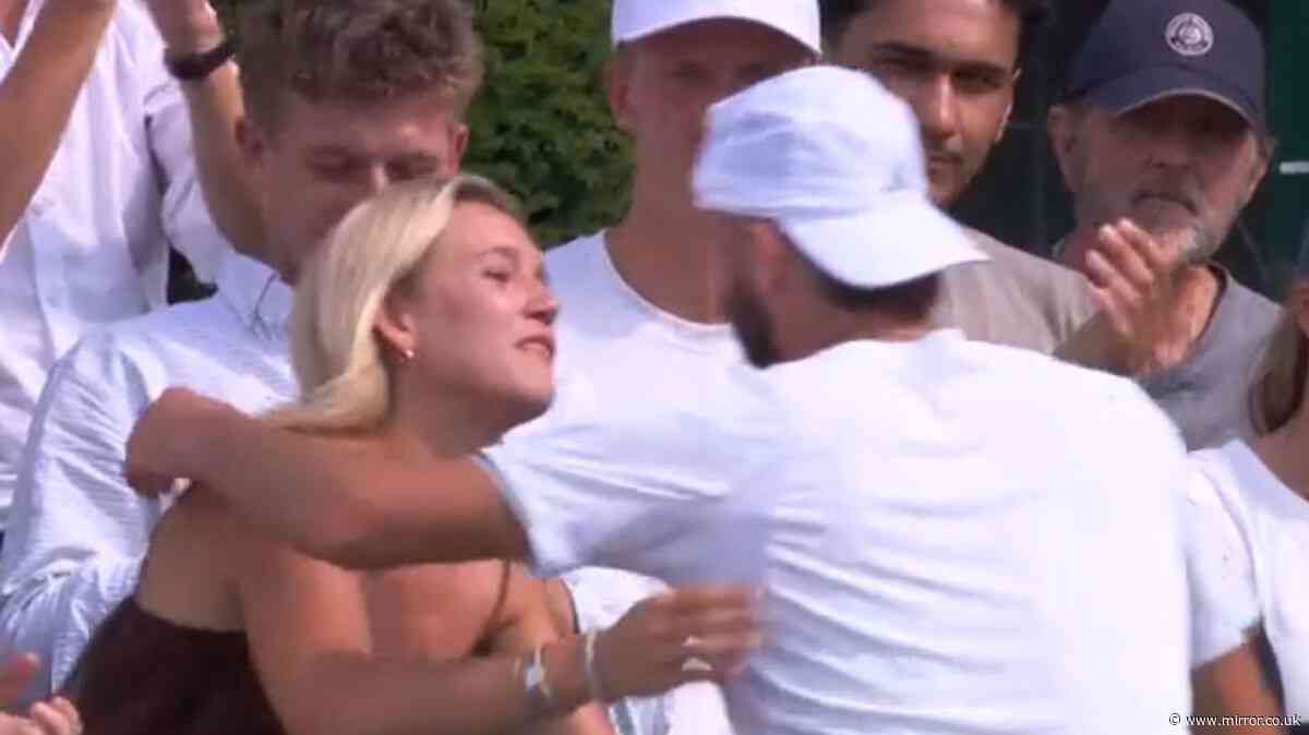Jacob Fearnley's girlfriend speaks about emotional moment he won at Wimbledon