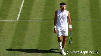 Shelton stunned in 1st-round Wimbledon loss