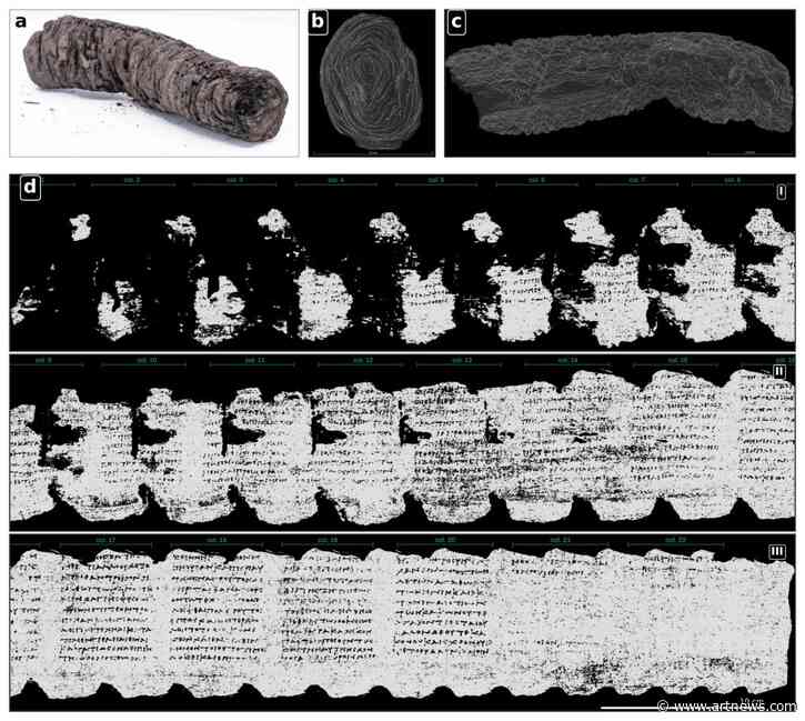 Researchers Utilize AI to Translate 2,000-Year-Old Carbonized Scrolls from Herculaneum