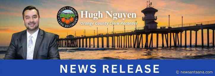 Orange County Clerk-Recorder Hugh Nguyen Wins National 2026 Achievement Award