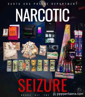 Police seize illegal narcotics, fireworks and cash in Santa Ana home raid