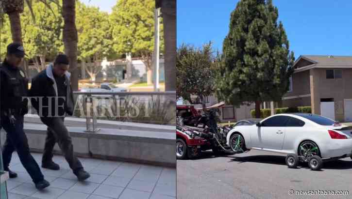 Santa Ana Police arrest suspect for felony vandalism and reckless driving after viral stunts