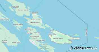 5 people rescued after their vessel hits a reef, sinks near Saturna Island