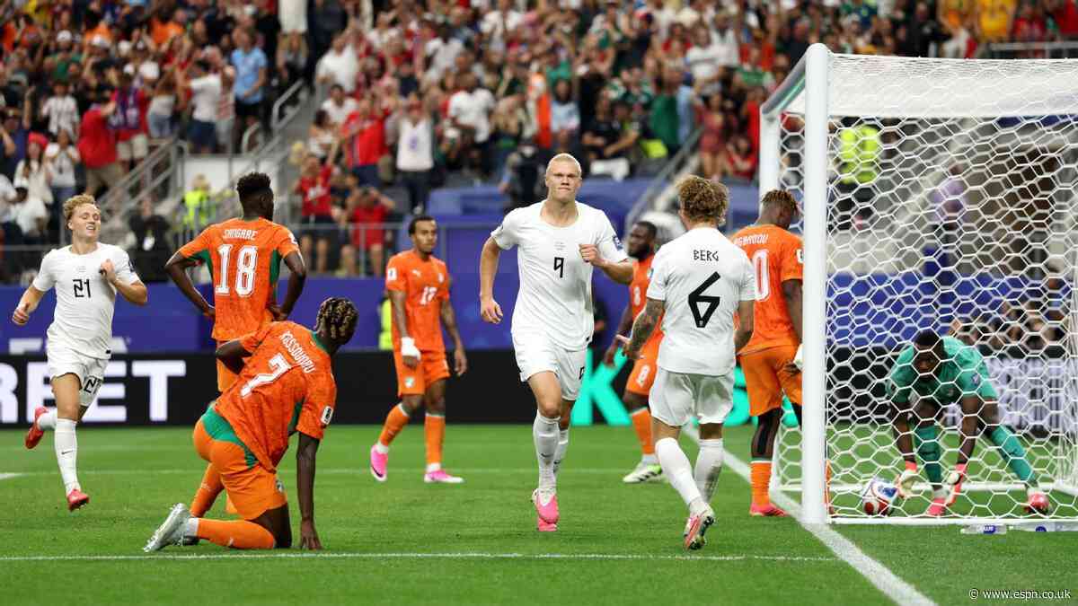 Haaland scores as Norway knock out Ivory Coast