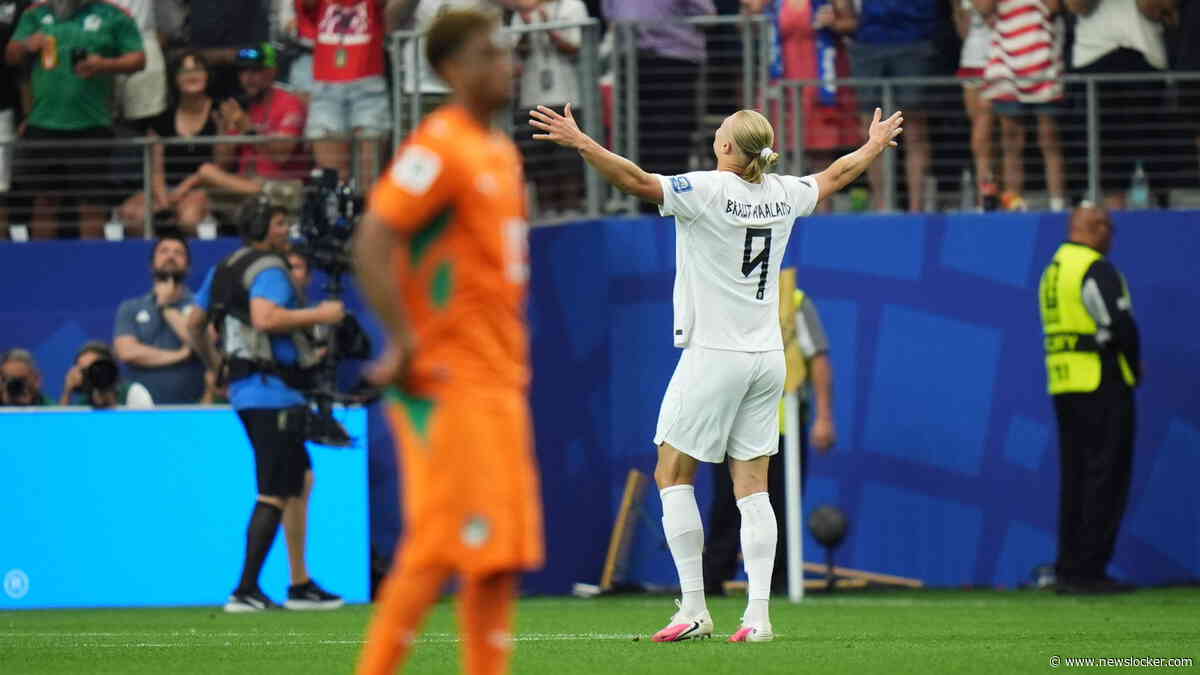 Noorwegen in slotfase langs Ivoorkust: Erling Haaland schiet zijn land naar de achtste finales