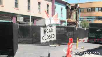 Bliss Building demolition begins in downtown Albuquerque; road closures remain