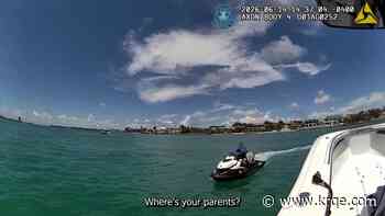 Watch: 8-year-old found riding jet ski solo off Florida coast