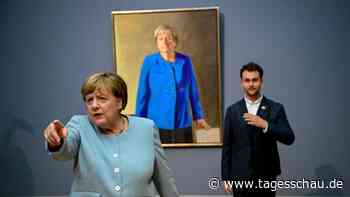 Porträt von Merkel für Ahnengalerie im Kanzleramt vorgestellt