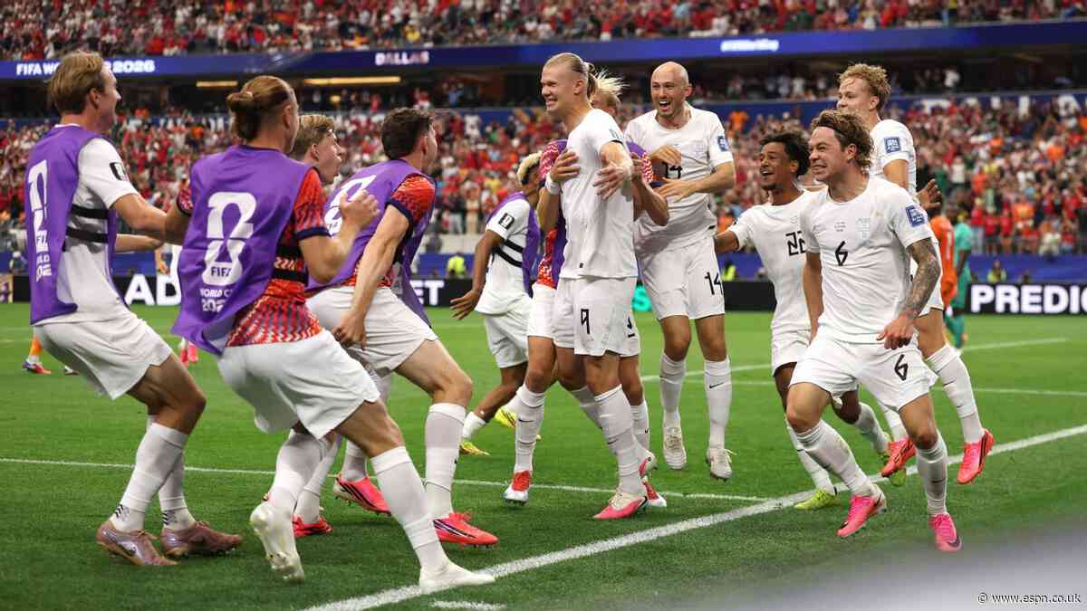 Ivory Coast 1-2 Norway: Erling Haaland winner sets...