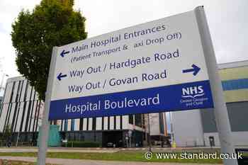 Patient being tested for Ebola virus at Glasgow hospital