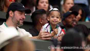 Serena Williams' daughter removed from Wimbledon Centre Court moments after mum walks out