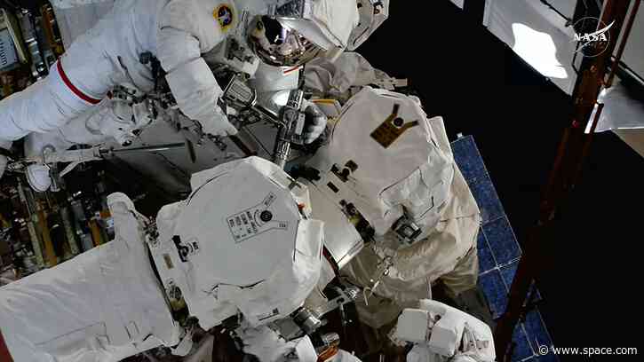 ‘Just in time for Canada Day’: Spacewalking astronauts repair space station’s huge Canadarm2