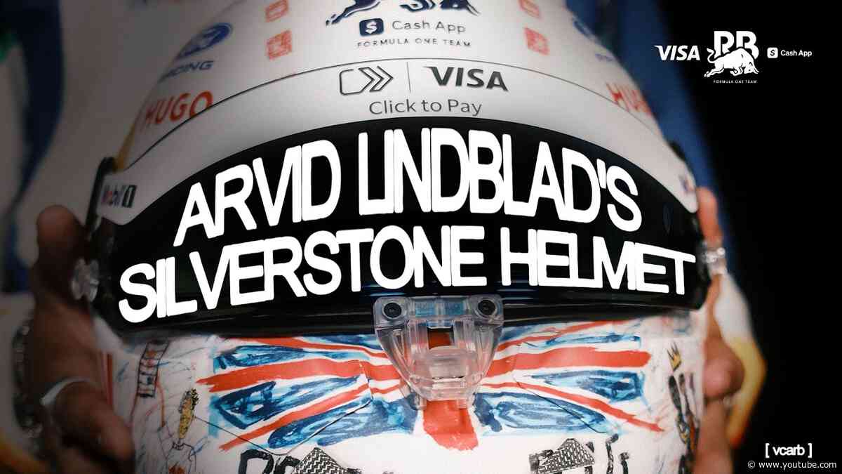 Arvid Lindblad REVEALS his Special Helmet 🇬🇧