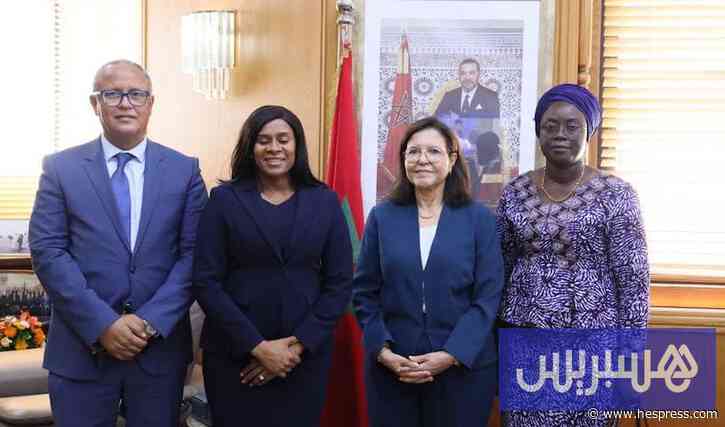 الدريوش تستقبل وزيرة خارجية غينيا