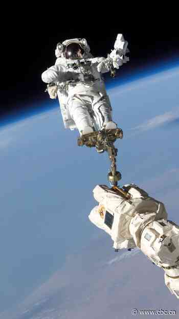 Astronauts are doing a space walk to repair robotic arm on the ISS