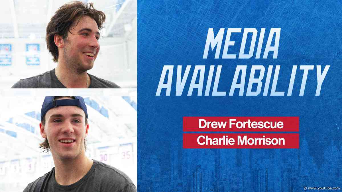 NYR Development Camp: Drew Fortescue & Charlie Morrison | June 30, 2026