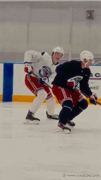 Feels good to be back 🙂‍↕️ #hockey #nyr #camp