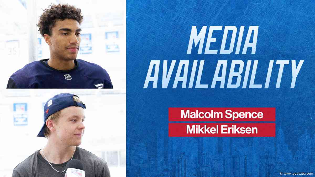 NYR Development Camp: Malcolm Spence & Mikkel Eriksen | June 29, 2026