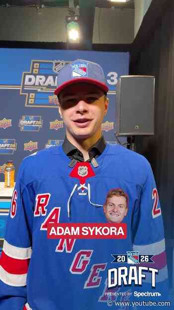 Adam Sykora is the only right answer 😂 #nyr #nhl #nhldraft #funny