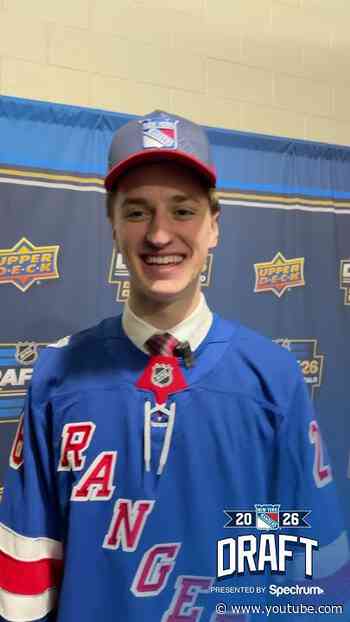 Get to know Ben MacBeath! 🤗 #nyr #nhldraft #nhl #gettoknowme
