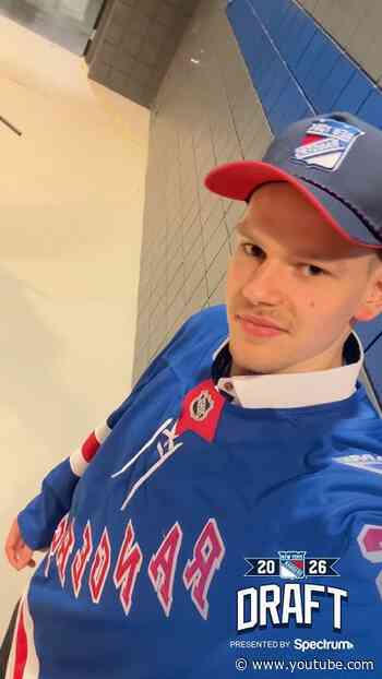 A wardrobe change to remember 🙂‍↕️ #nhldraft #nyr #fitcheck #nhl